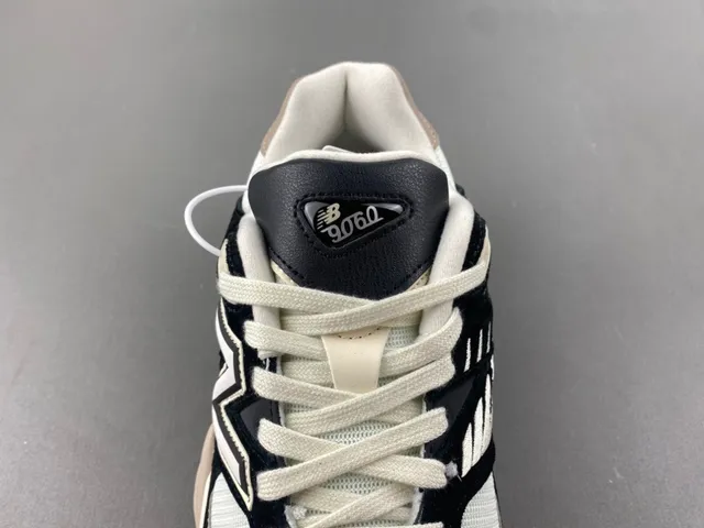 New Balance 9060 Black Beige Chunky Sneakers 6