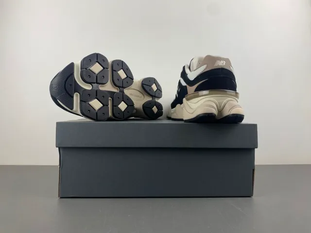 New Balance 9060 Black Beige Chunky Sneakers 16