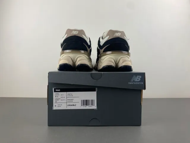 New Balance 9060 Black Beige Chunky Sneakers 17