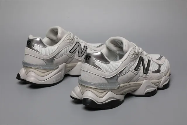 New Balance 9060 灰色 白色 黑色 厚底运动鞋 4