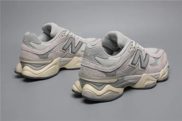 New Balance 9060 Light Pink Gray Lifestyle Sneakers 3