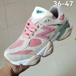 New Balance 9060 গোলাপি এবং বেইজ মোটা সোলের স্নিকার্স