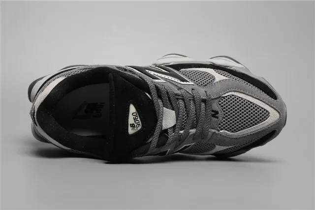 New Balance काला भूरा मोटा मिडसोल जाल-चमड़े का मिश्रण ऊपरी भाग जीवन शैली स्नीकर 7