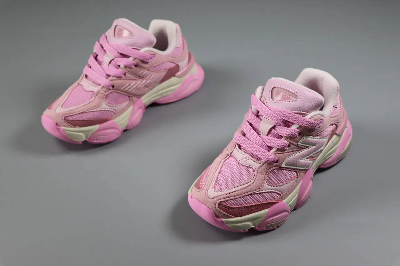New Balance Rosa Beige Suela media estratificada Malla-Sintético Superior Zapatillas gruesas 7