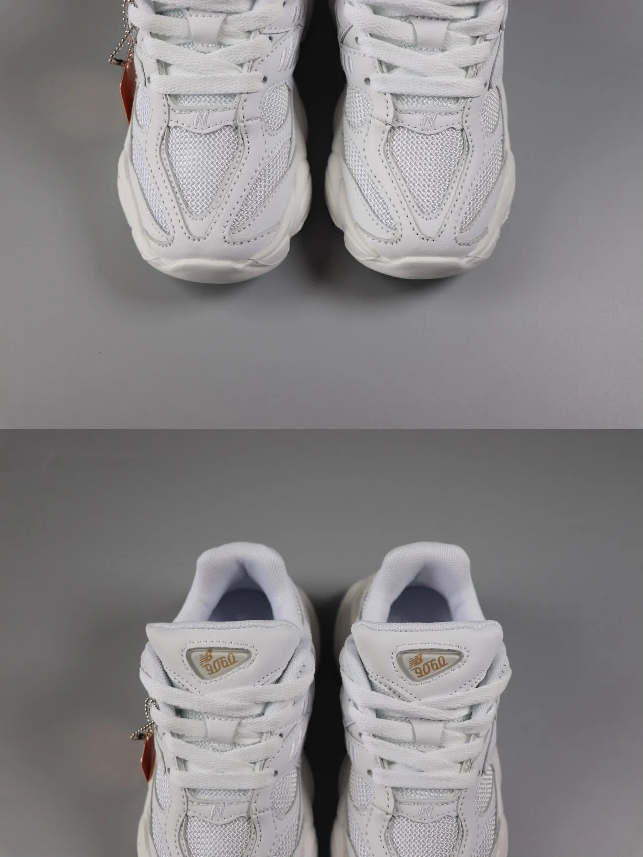 New Balance Rosa Beige Suela media estratificada Malla-Sintético Superior Zapatillas gruesas 15