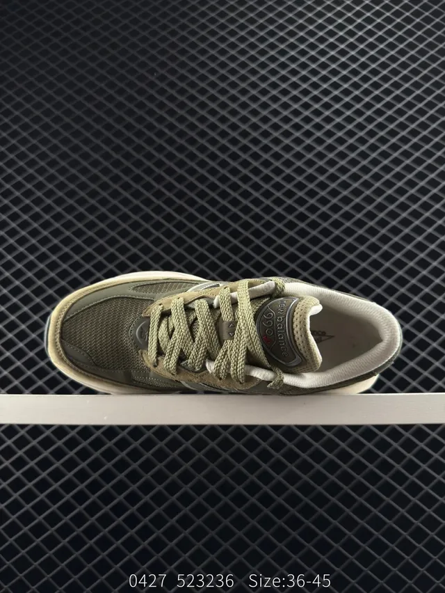 New Balance U990 Verde Oliva Ante Malla Zapatillas Chunky 6