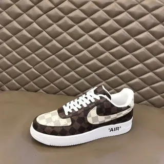 Nike Air Force 1 Checkerboard Marrón Beige Zapatillas Lifestyle
