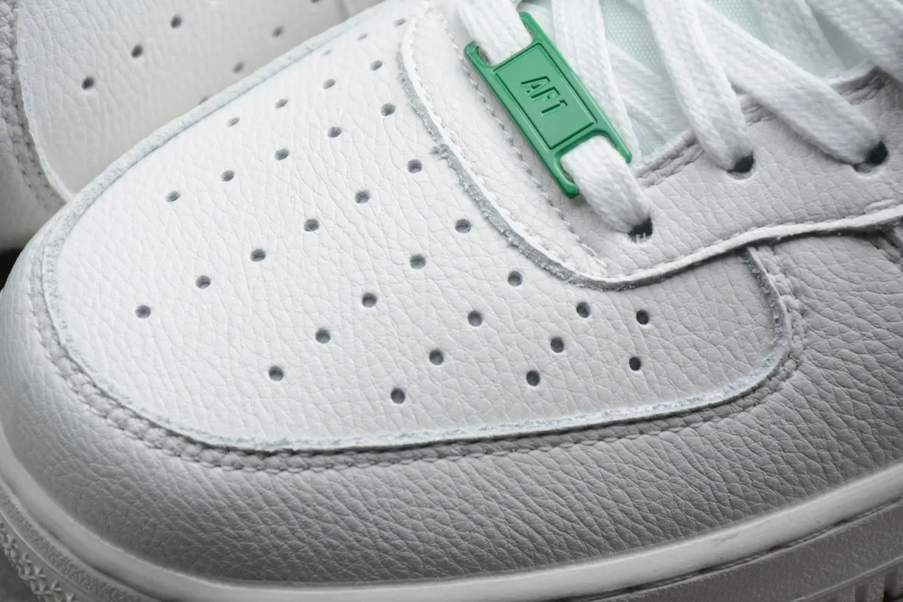 Nike Air Force 1 High Strap White Orange Green Lifestyle Sneakers 10