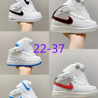 Nike Air Force 1 Mid شبابي أبيض أسود نمط الحياة سنيكرز