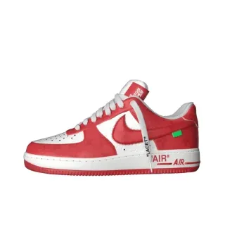 Nike Air Force 1 Sneakers Lifestyle Rouge et Blanc