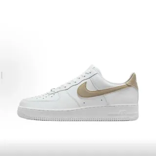 Nike Air Force 1 Blanc et Beige Chaussures Lifestyle