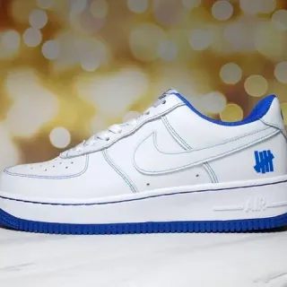 Nike Air Force 1 Blanc et Royal Blue Sneakers Lifestyle