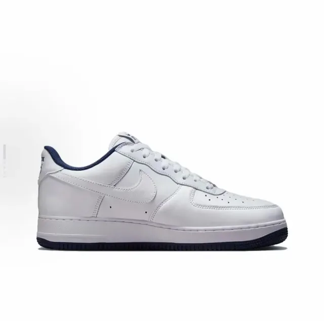 Nike Air Force 1 White Navy Lifestyle Sneakers 2