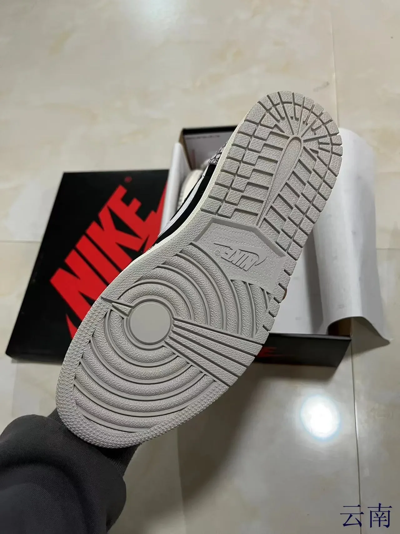 Nike Air Jordan 1 Elephant Print Lifestyle Sneakers 5
