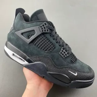 Nike Air Jordan 4 Zapatillas de Baloncesto Ante Verde Oscuro Negro