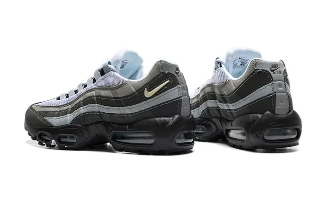Nike Air Max 95 Black Gray Gold Lifestyle Sneakers 3
