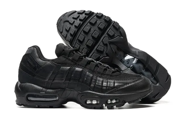 Nike Air Max 95 Black Monochrome Lifestyle Sneakers 3