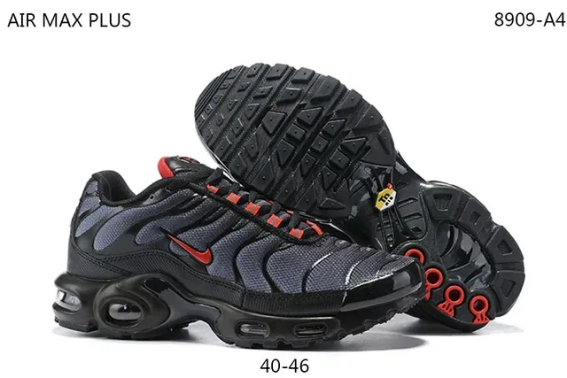 Nike Air Max Plus Blue and Black Lifestyle Sneakers 21