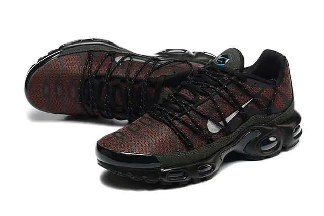 Nike Air Max Plus Brown Black Blue Lifestyle Sneakers 4