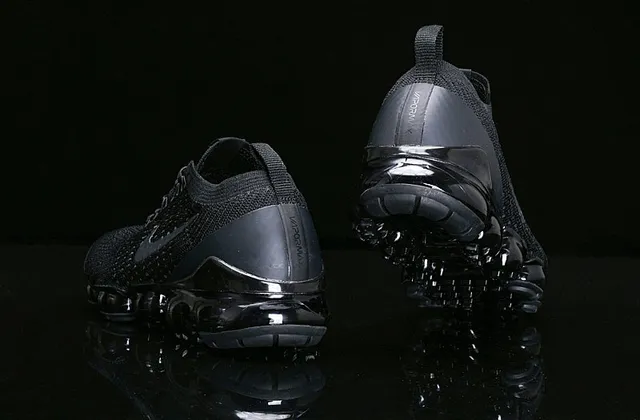 Nike Air VaporMax Black Knit Running Shoes 4