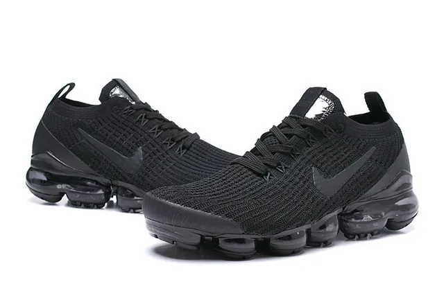 Nike Air VaporMax Black Knit Running Shoes 13