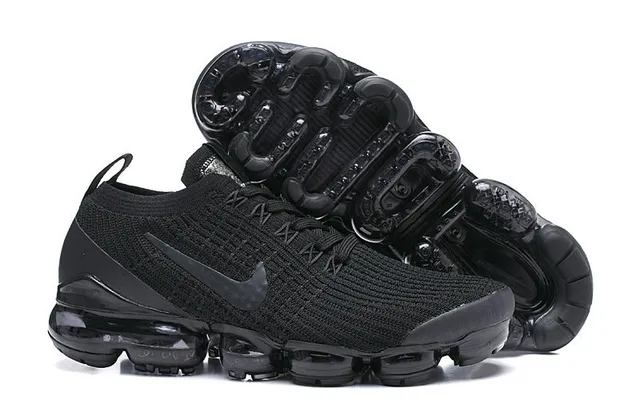 Nike Air VaporMax Black Knit Running Shoes 14