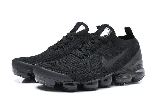 Nike Air VaporMax Black Knit Running Shoes 15