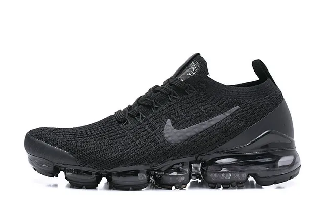 Nike Air VaporMax Black Knit Running Shoes 16