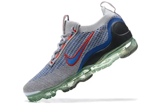 Nike Air VaporMax Plus ধূসর নীল লাল লাইফস্টাইল স্নিকার 4