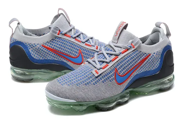 Nike Air VaporMax Plus ধূসর নীল লাল লাইফস্টাইল স্নিকার 5