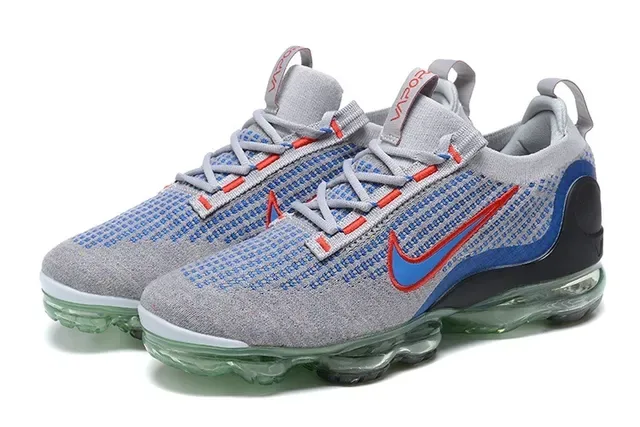 Nike Air VaporMax Plus ধূসর নীল লাল লাইফস্টাইল স্নিকার 7