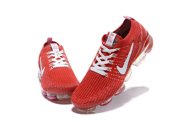 Nike Air VaporMax 红色 白色 粉色 跑鞋 2