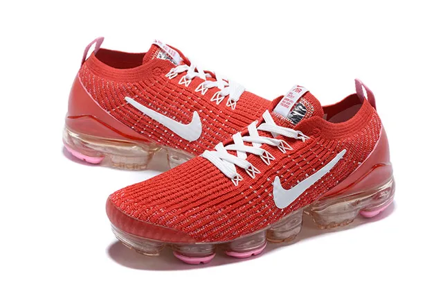 Nike Air VaporMax 红色 白色 粉色 跑鞋 5