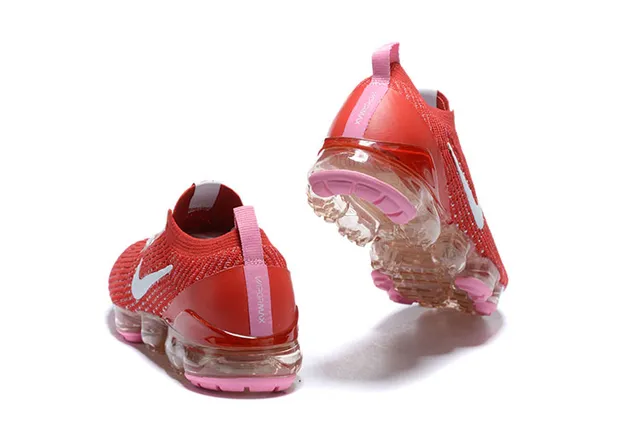 Nike Air VaporMax 红色 白色 粉色 跑鞋 6
