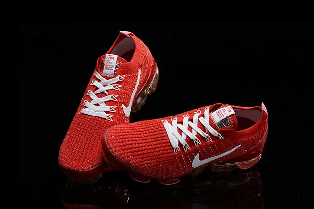 Nike Air VaporMax 红色 白色 粉色 跑鞋 10
