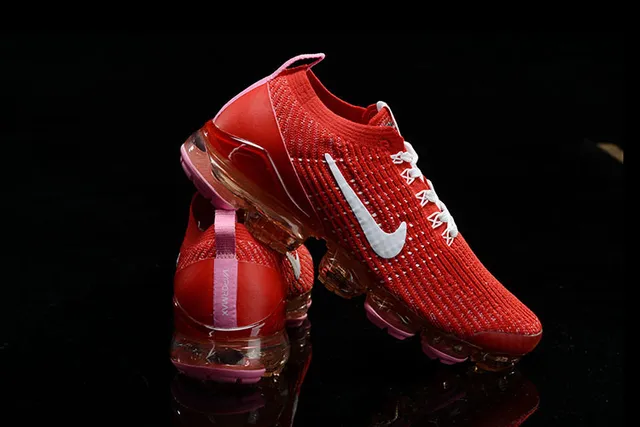 Nike Air VaporMax 红色 白色 粉色 跑鞋 11