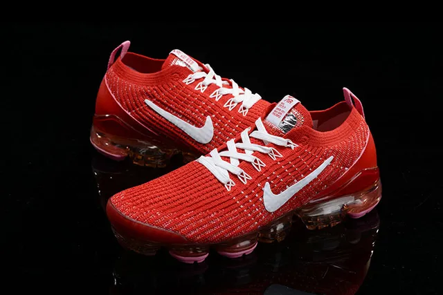 Nike Air VaporMax 红色 白色 粉色 跑鞋 12