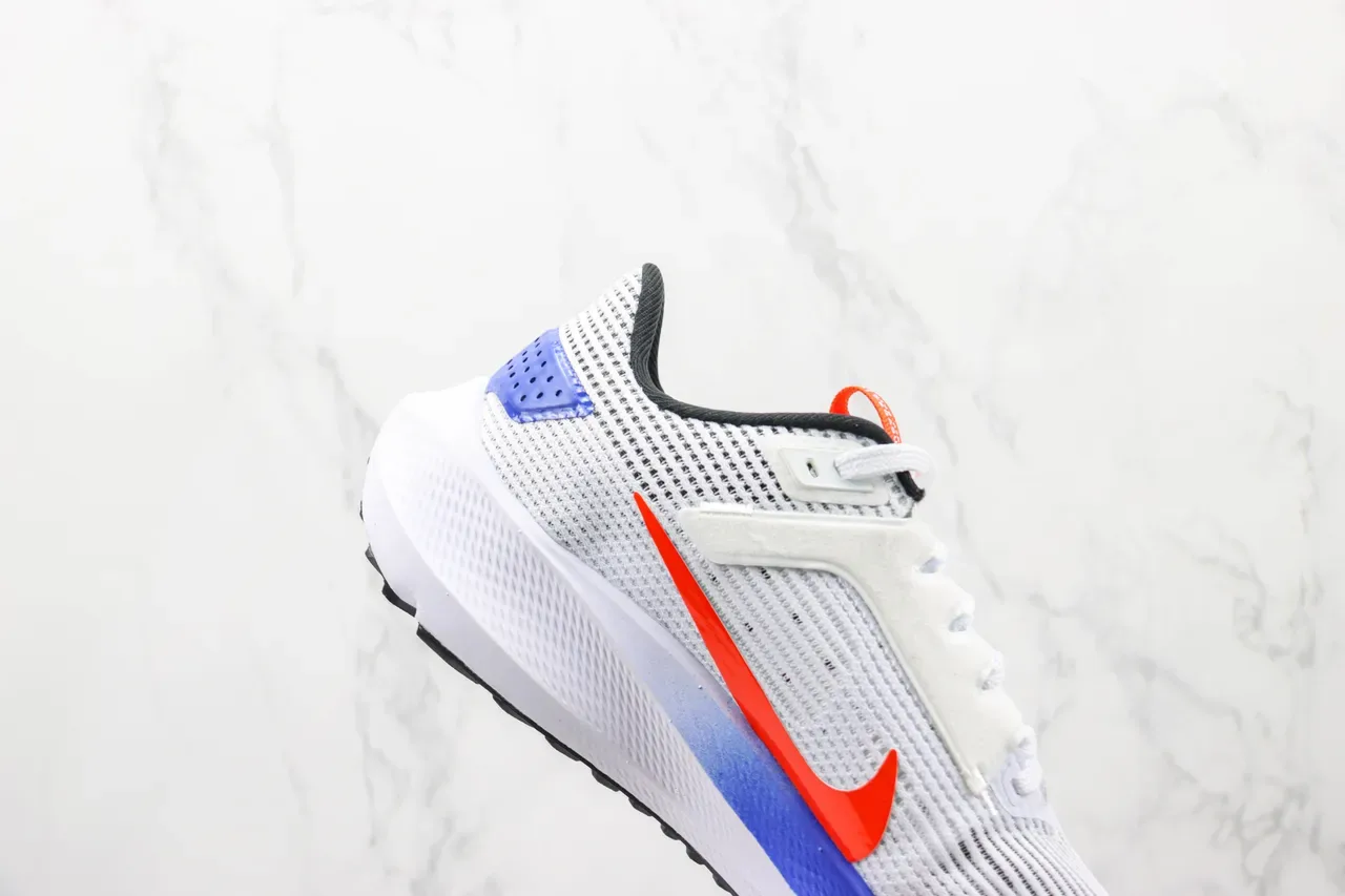 Nike Air Zoom Pegasus 40 White Orange Blue Running Shoes 5