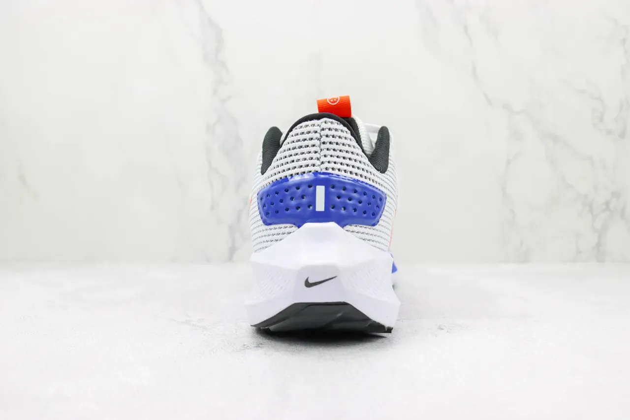 Nike Air Zoom Pegasus 40 White Orange Blue Running Shoes 9