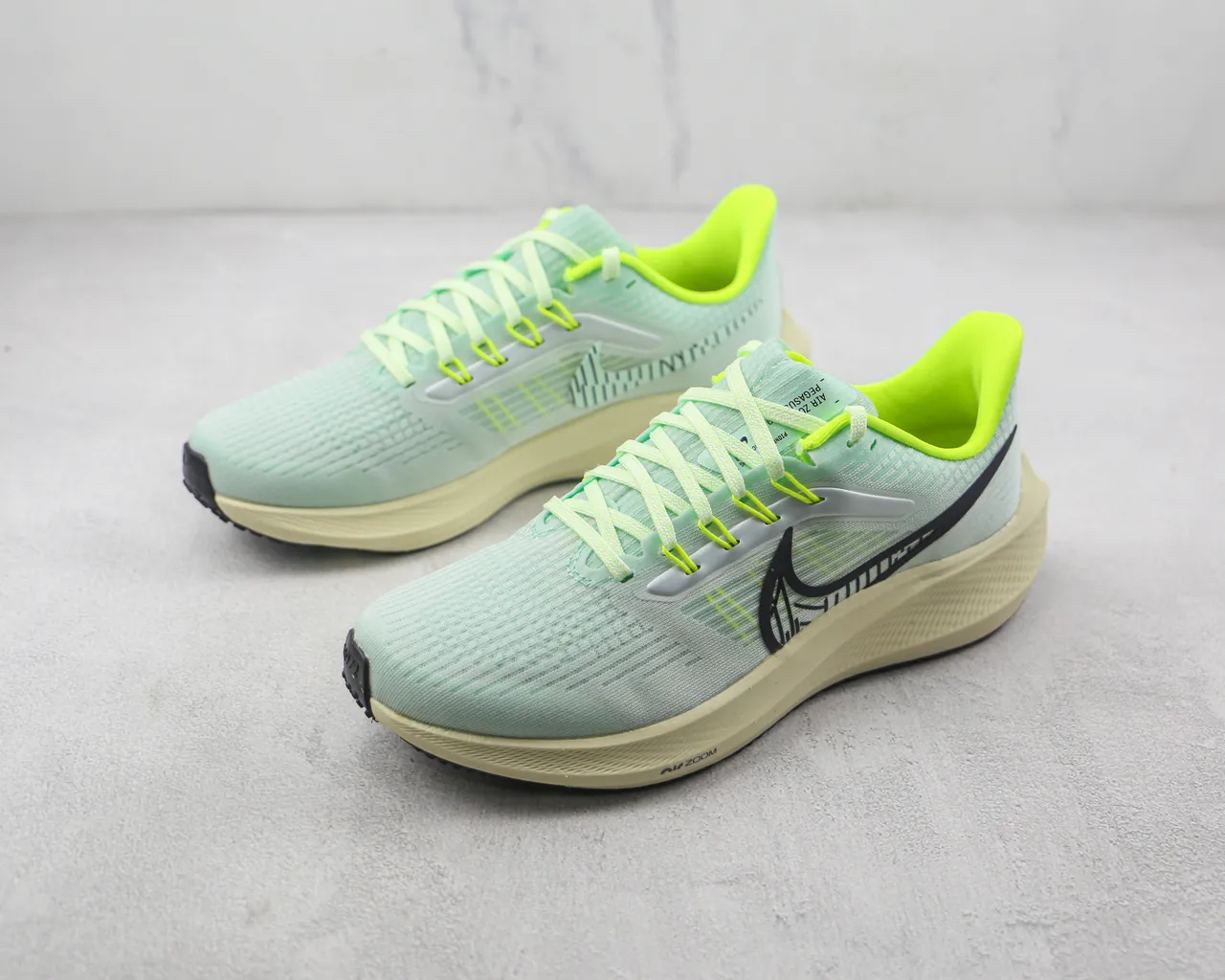 Nike Air Zoom Pegasus Mint Green Neon Lime Running Shoes 4