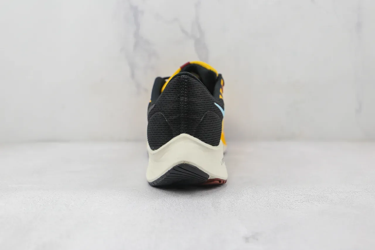 Nike Air Zoom Pegasus Tênis de corrida Amarelo Preto Laranja 9