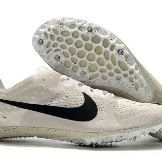 Nike Bege Preto Tricô Engenhado Superior Honeycomb Plate Tênis de Corrida