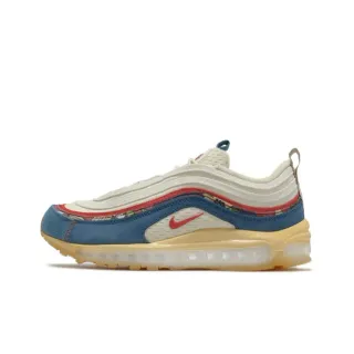 Nike بيج أزرق نمط موجي طبقي أعلى وحدة هواء مرئية حذاء أسلوب حياة