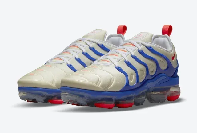 Nike Beige Azul Jaula TPU Ondulada Unidad Air Visible Zapatillas Lifestyle 2