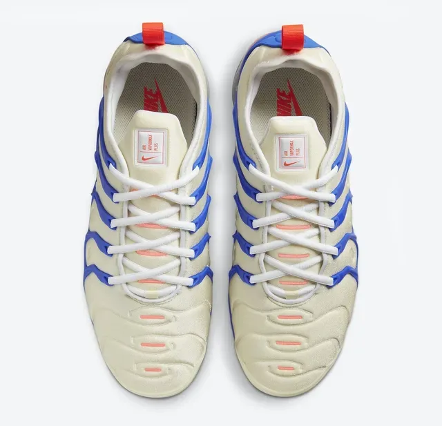 Nike Beige Azul Jaula TPU Ondulada Unidad Air Visible Zapatillas Lifestyle 3