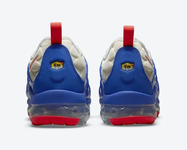 Nike Beige Azul Jaula TPU Ondulada Unidad Air Visible Zapatillas Lifestyle 4