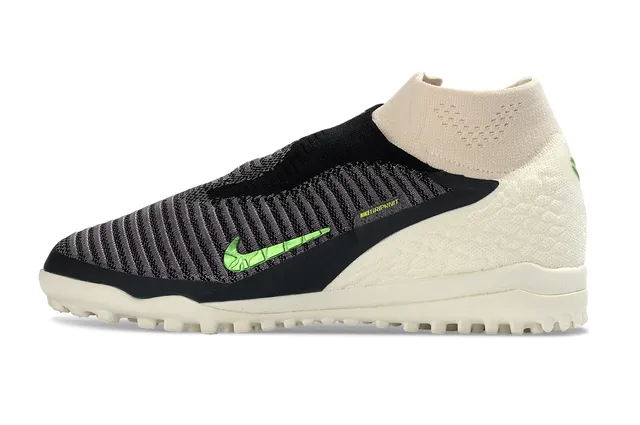 Nike Beige Verde Ajuste de Calcetín Superior de Tejido Texturizado Ante-pié Blanco Césped Artificial Zapatos de Fútbol 2