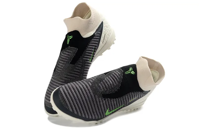 Nike Beige Verde Ajuste de Calcetín Superior de Tejido Texturizado Ante-pié Blanco Césped Artificial Zapatos de Fútbol 3