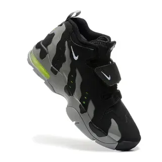 Nike Preto Cinza Alto Camo Overlay Sapatos de Basquete
