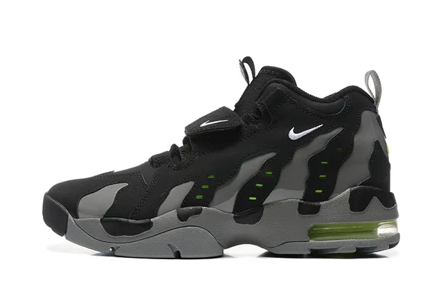 Nike Negro Gris High-Top Camo Overlay Zapatos de Baloncesto 6